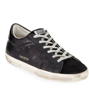 Golden Goose Superstar Snakeskin Black size 39